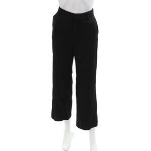 Flippa K Women Cropped Dress Pants Black Hook & Eye Size 30